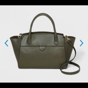 A New Day Winged Satchel in Army Green!